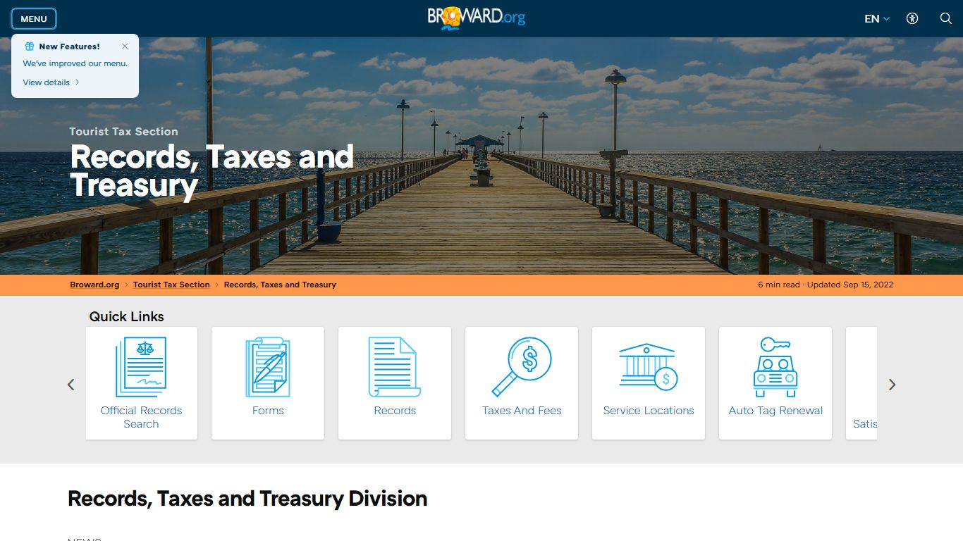 Records, Taxes and Treasury Division Records, Taxes ... - Broward County
